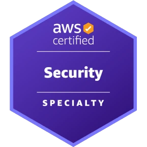 Amazon Web Services AWS Certified Security Specialty badge